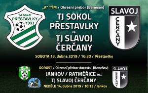 Podpořte nás v derby v Přestavlkách po deseti letech!