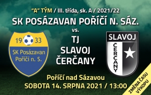 V sobotu od 13 hodin otevřeme sezónu 2021/22 zápasem v Poříčí