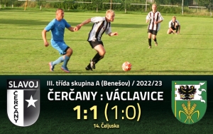 Slabým Václavicím daroval bod čárový a naše „koncovka“